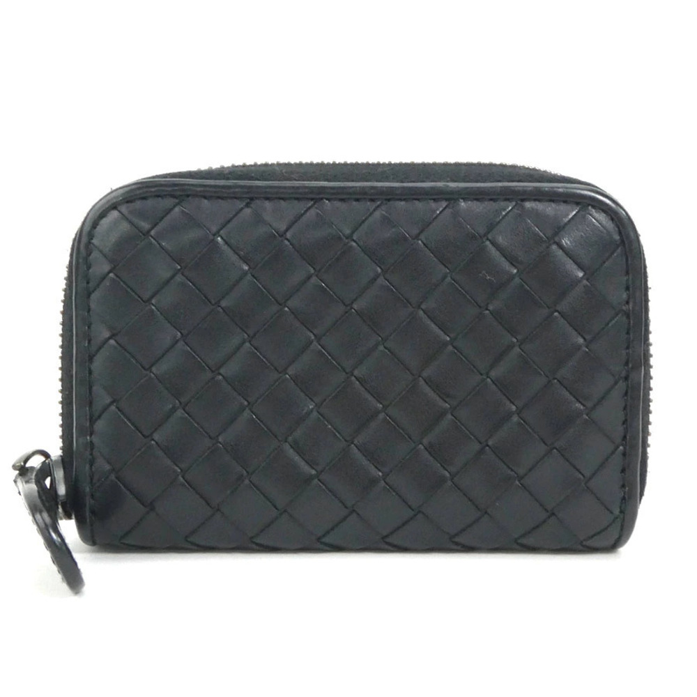 Bottega Veneta coin case Wallet card Intrecciato leather black